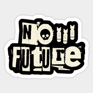 No Future Punk Sticker